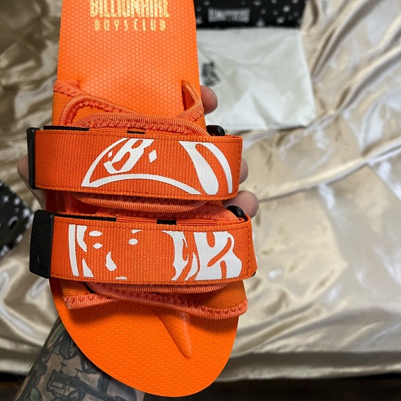Billionaire Boys Club Orange Cosmic Slide - Picture 2 of 4
